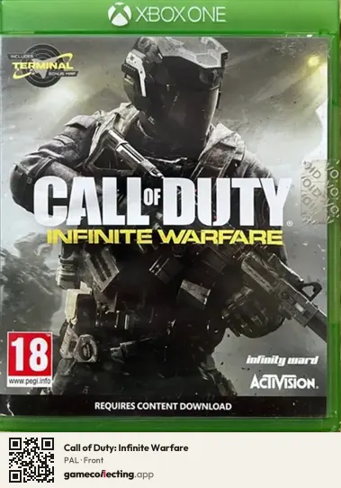 Call of Duty: Infinite Warfare Xbox One, PAL box front