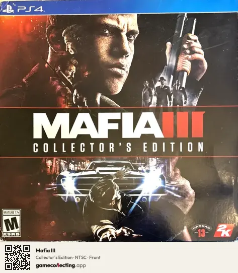 Mafia III PlayStation 4, NTSC box front