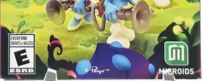 The Smurfs: Mission Vileaf, the ESRB box on its front