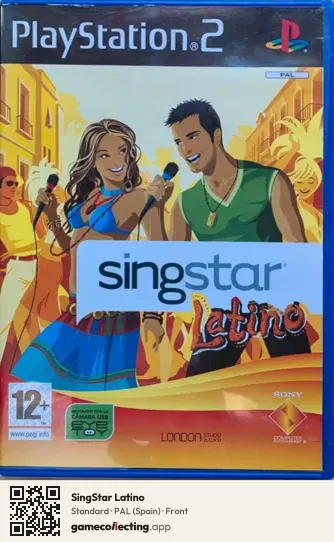 SingStar Latino PlayStation 2, Spain box front