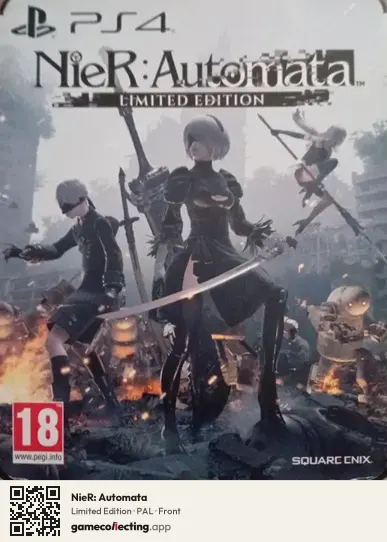 NieR: Automata PlayStation 4, PAL box front
