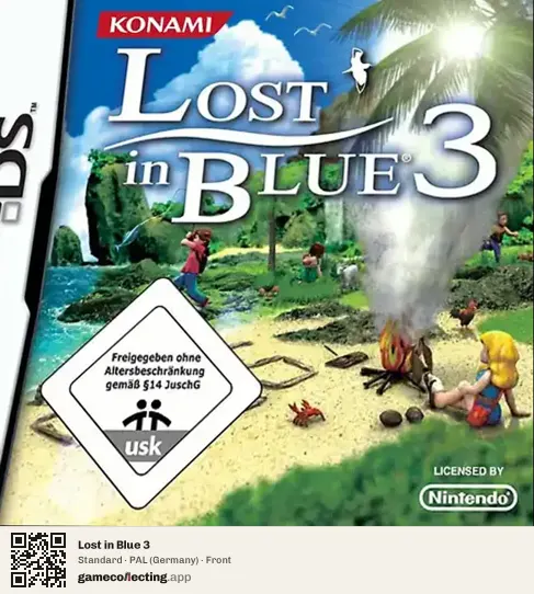 Lost in Blue 3 Nintendo DS, Germany box front