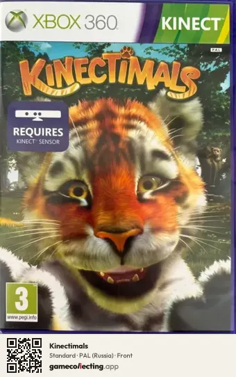 Kinectimals Xbox 360, Russia box front