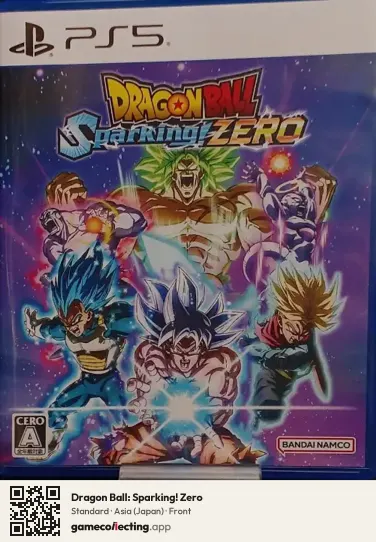 Dragon Ball: Sparking! Zero PlayStation 5, Japan box front