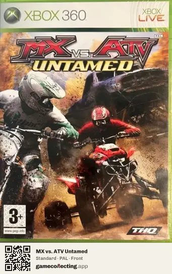 MX vs. ATV Untamed Xbox 360, PAL box front