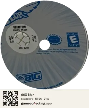 SSX Blur Nintendo Wii, NTSC disc