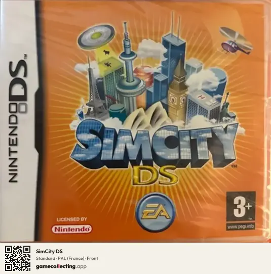 SimCity DS Nintendo DS, France box front