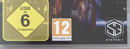 Stern Pinball Arcade, the USK square on its front