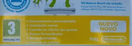 Wii Fit Plus, the PEGI square on its front