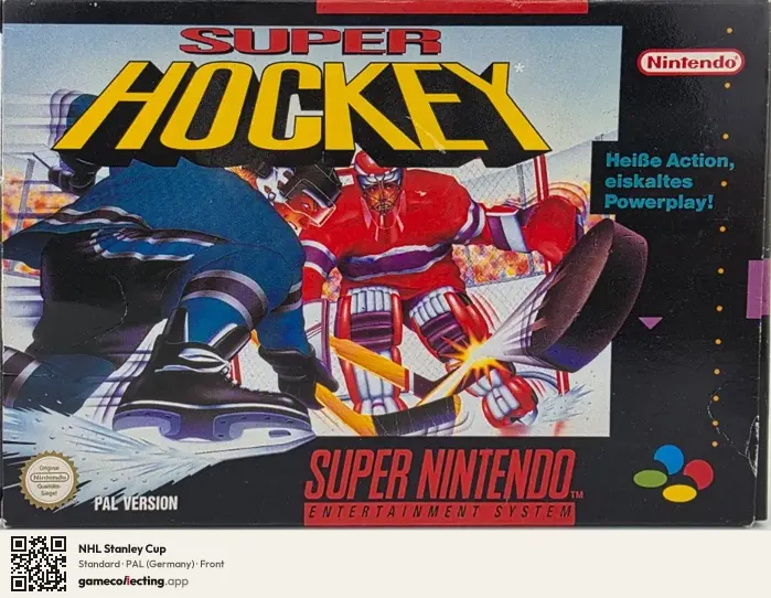 NHL Stanley Cup Super Nintendo Entertainment System, Germany box front