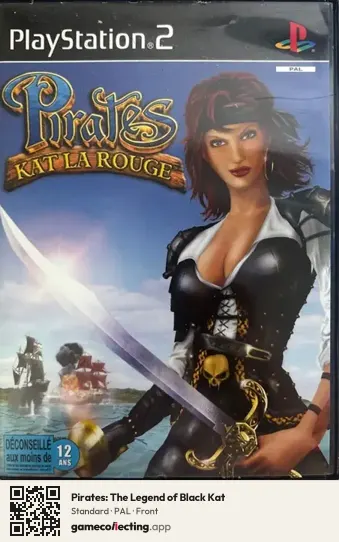 Pirates: The Legend of Black Kat PlayStation 2, PAL box front
