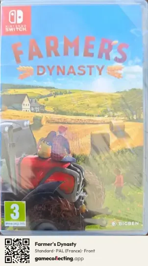 Farmer's Dynasty Nintendo Switch, France box front