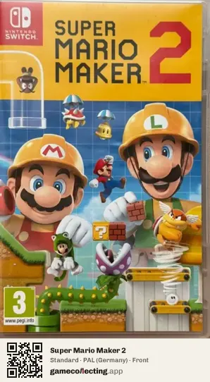Super Mario Maker 2 Nintendo Switch, Germany box front