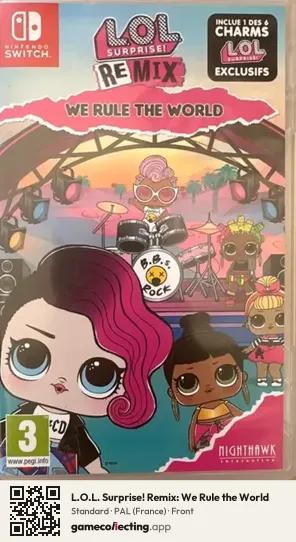 L.O.L. Surprise! Remix: We Rule the World Nintendo Switch, France box front