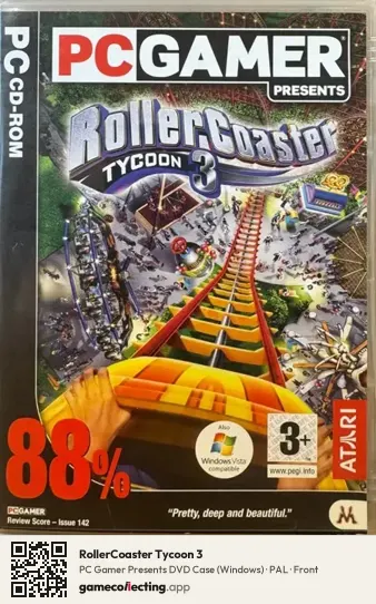 RollerCoaster Tycoon 3 Computer, PAL box front