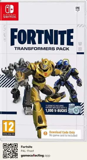 Fortnite Nintendo Switch, PAL box front