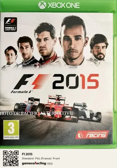 F1 2015 Xbox One, France box front