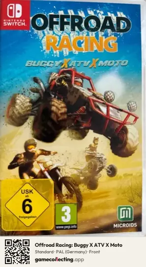 Offroad Racing: Buggy X ATV X Moto Nintendo Switch, Germany box front