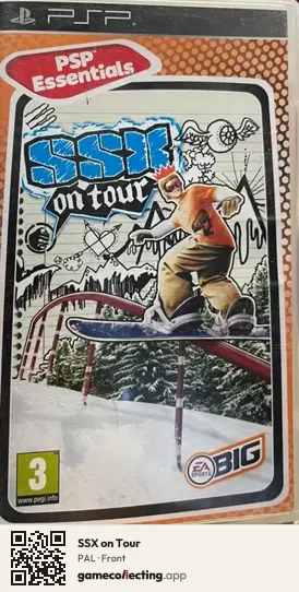 SSX on Tour PlayStation Portable, PAL box front