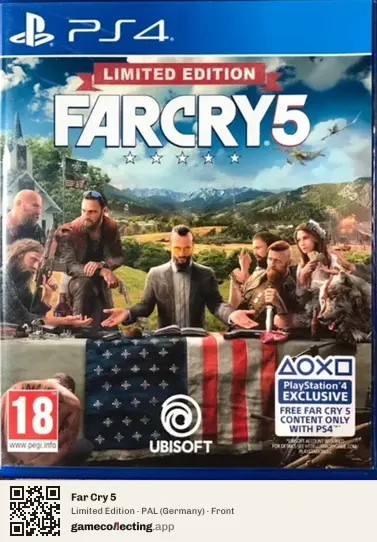 Far Cry 5 PlayStation 4, Germany box front