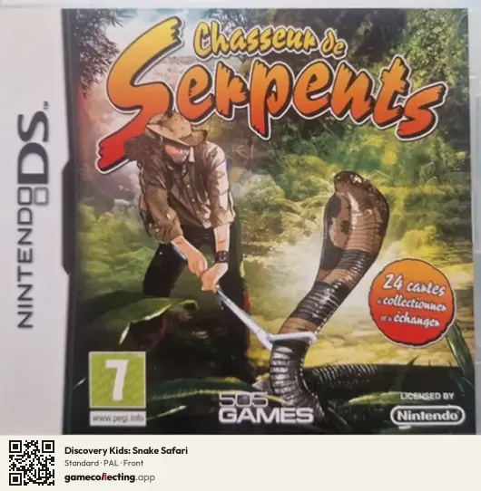 Discovery Kids: Snake Safari Nintendo DS, PAL box front