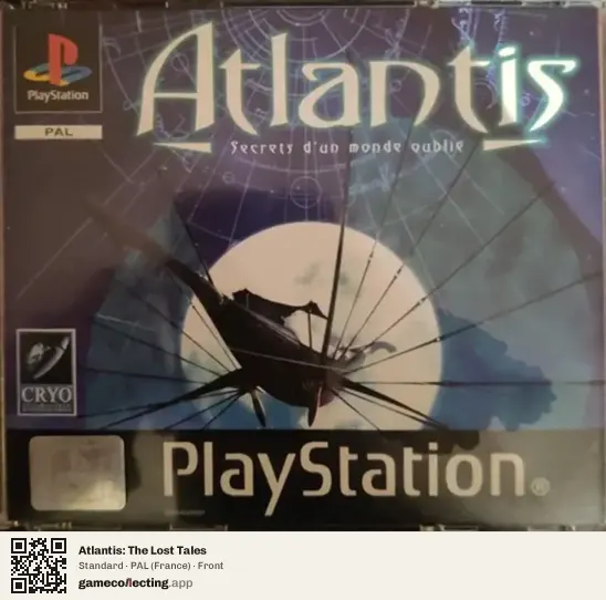 Atlantis: The Lost Tales PlayStation, France box front