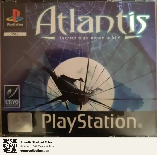 Atlantis: The Lost Tales PlayStation, France box front