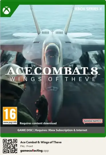 Ace Combat 8: Wings of Theve Xbox Series X, PAL box front