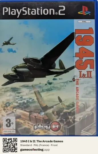 1945 I & II: The Arcade Games PlayStation 2, France box front