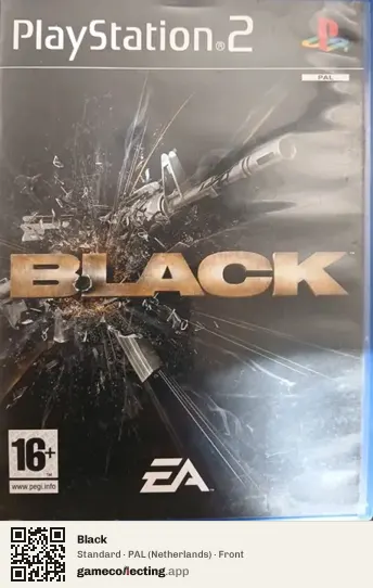Black PlayStation 2, Netherlands box front