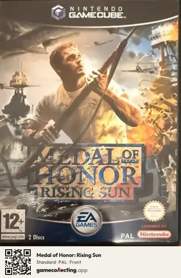 Medal of Honor: Rising Sun Nintendo GameCube, PAL box front