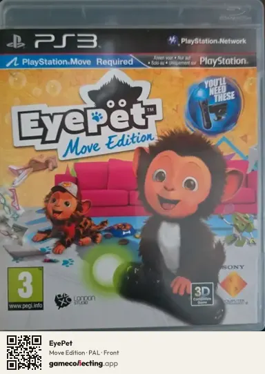 EyePet PlayStation 3, PAL box front
