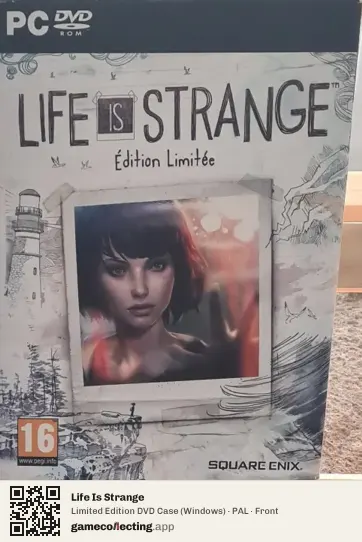 Life Is Strange Computer, PAL box front
