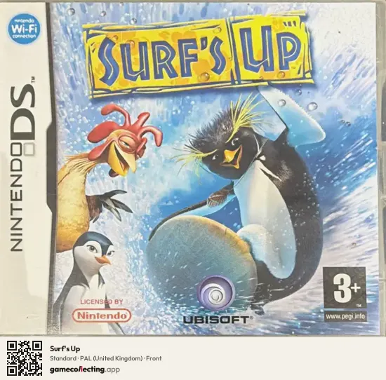 Surf's Up Nintendo DS, United Kingdom box front