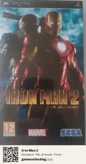 Iron Man 2 PlayStation Portable, France box front