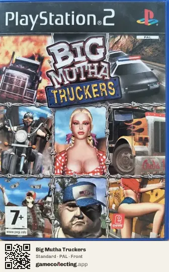 Big Mutha Truckers PlayStation 2, PAL box front