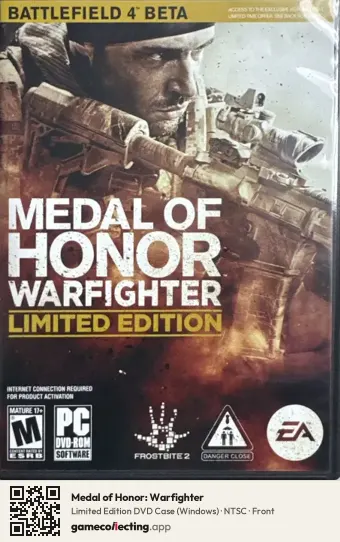 Medal of Honor: Warfighter Computer, NTSC box front