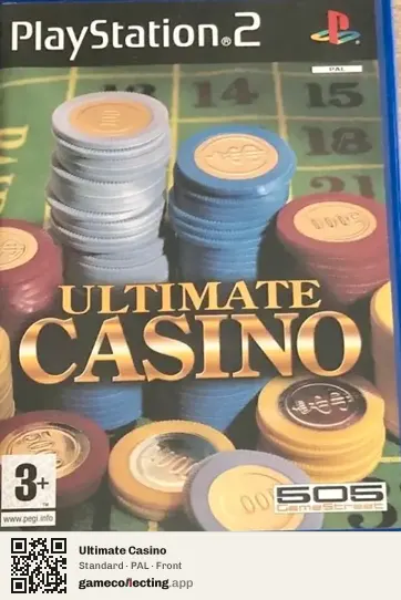Ultimate Casino PlayStation 2, PAL box front