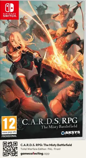 C.A.R.D.S. RPG: The Misty Battlefield Nintendo Switch, PAL box front