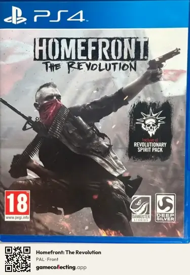 Homefront: The Revolution PlayStation 4, PAL box front