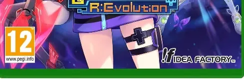 Neptunia Game Maker R:Evolution, the PEGI square on its front