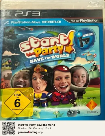 Start the Party! Save the World PlayStation 3, Germany box front
