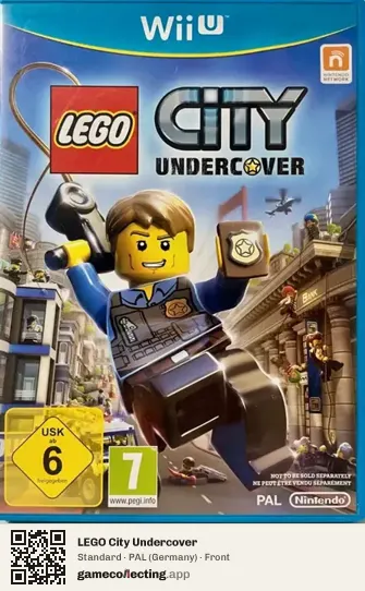 LEGO City Undercover Nintendo Wii U, Germany box front