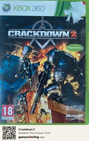 Crackdown 2 Xbox 360, France box front