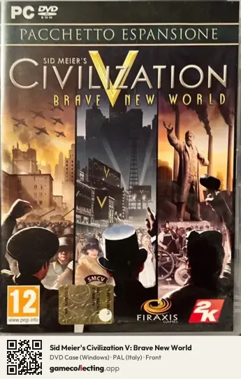 Sid Meier's Civilization V: Brave New World Computer, Italy box front