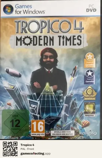 Tropico 4 Computer, PAL box front
