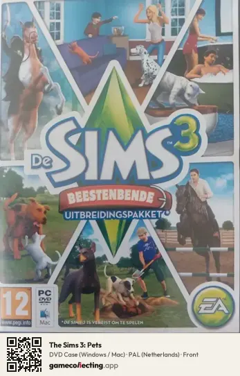 The Sims 3: Pets Computer, Netherlands box front
