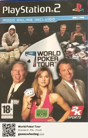 World Poker Tour PlayStation 2, PAL box front