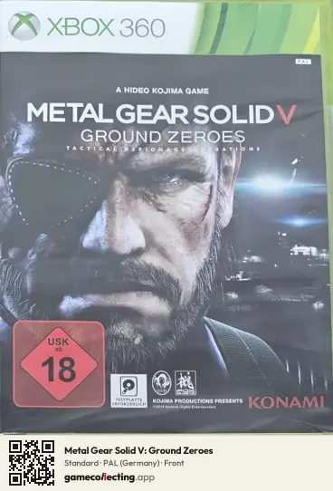 Metal Gear Solid V: Ground Zeroes Xbox 360, Germany box front