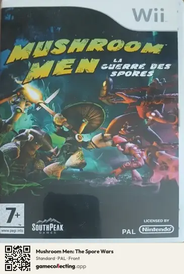 Mushroom Men: The Spore Wars Nintendo Wii, PAL box front